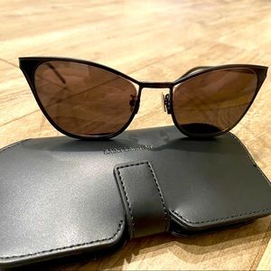 Saint Laurent sunglasses 55mm cat eye Brand new with tag and case